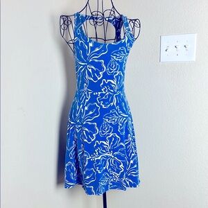 Lululemon Blue Floral Dress